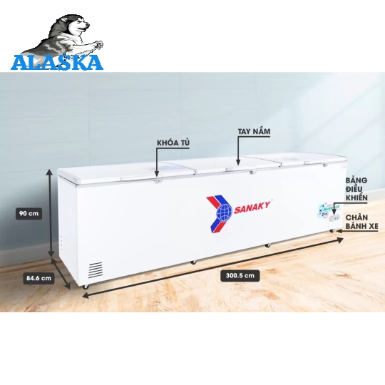 Tủ đông Inverter Sanaky VH-1399HY3 1300 lít (1)