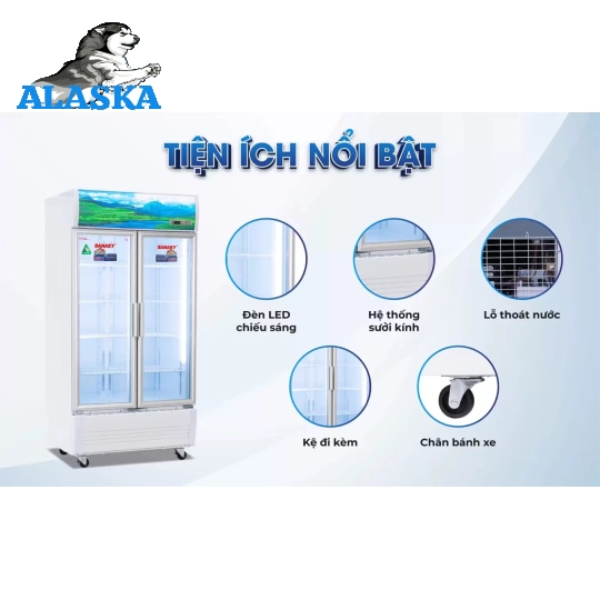 Tủ mát Sanaky Inverter VH-8009HP3 800 lít